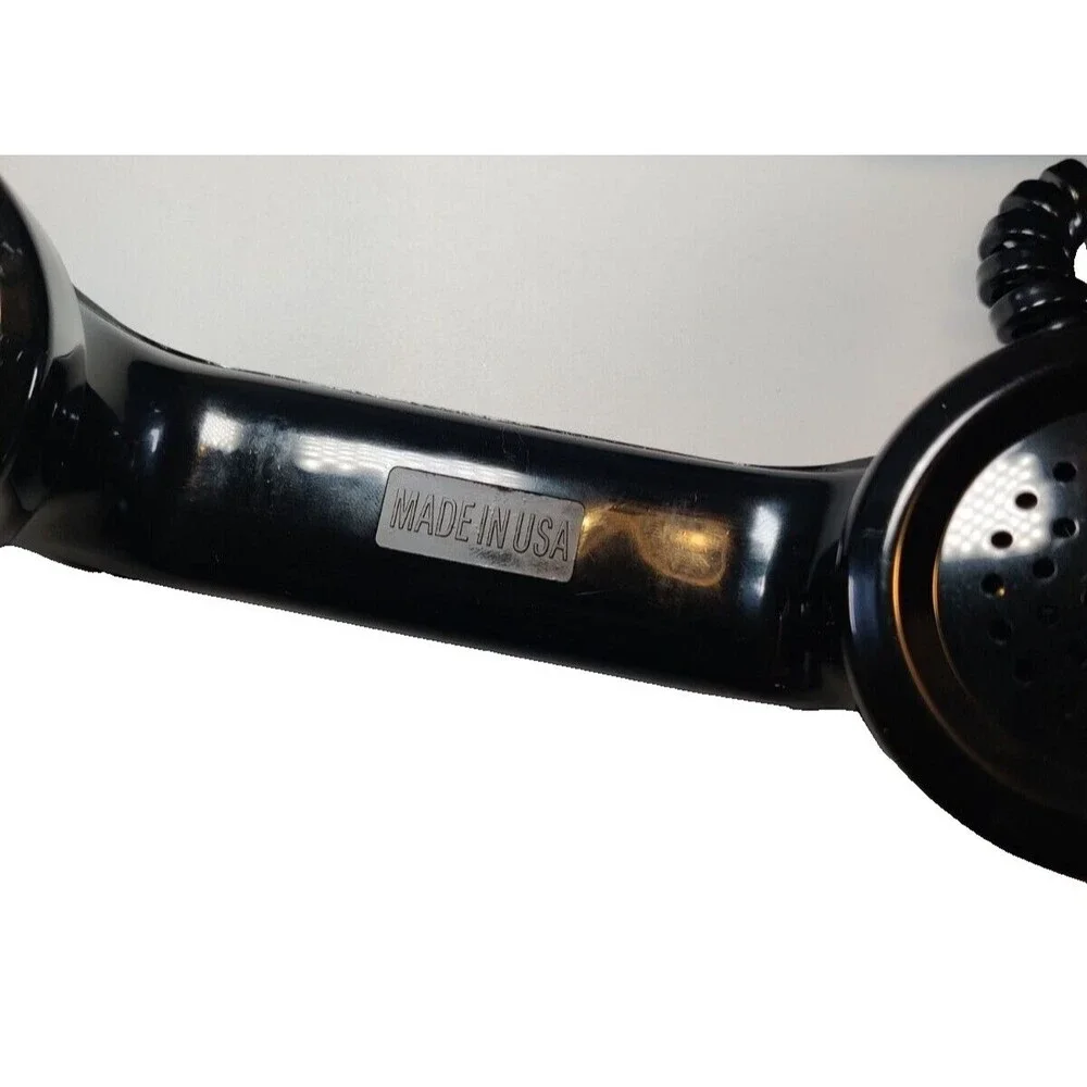 Vintage Cortelco 250000-VBA-20MD Black Push Button Telephone Desktop Phone USA - Picture 9 of 13